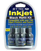 Jettec compatible ink refill kits