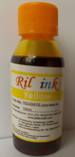 Revolutionaryng 100ml yellow compatible refill ink for HP