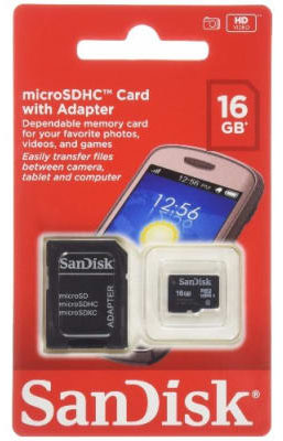 Sandisk Micro SD Card 16Gb