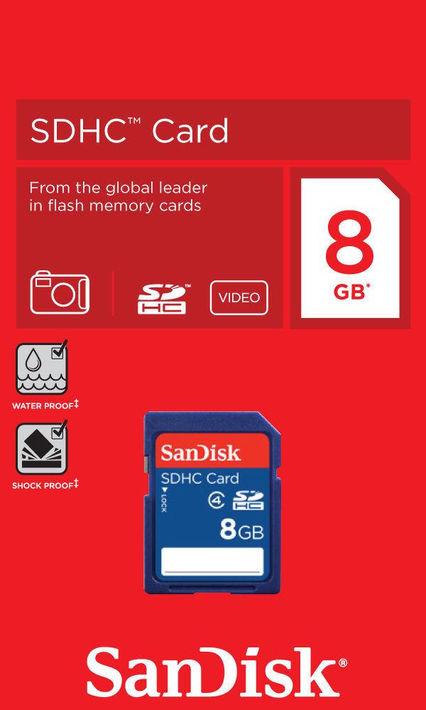 Sandisk SD Card 8Gb
