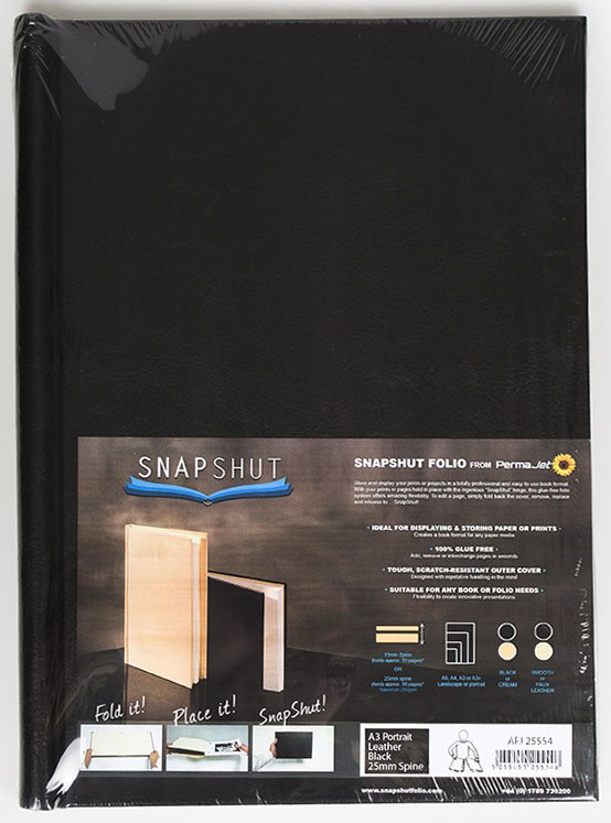 snap shut folio 15mm spine