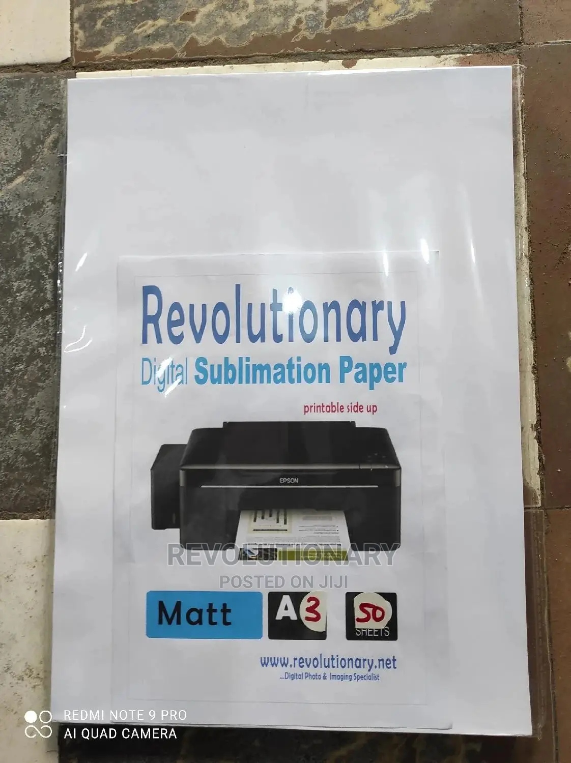 A3 Sublimation Paper, 100 Sheets
