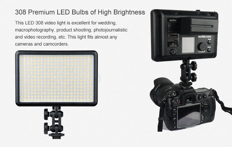 Godox Led Video Light, Led 308II