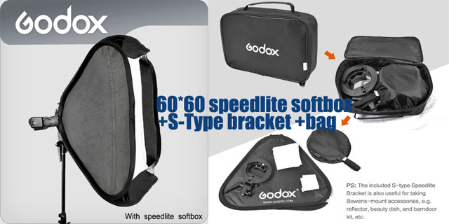 godox speedlite softbox kit 80x80cm