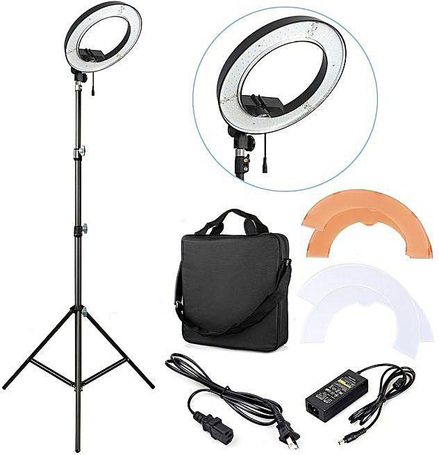 studio ring light with battery space